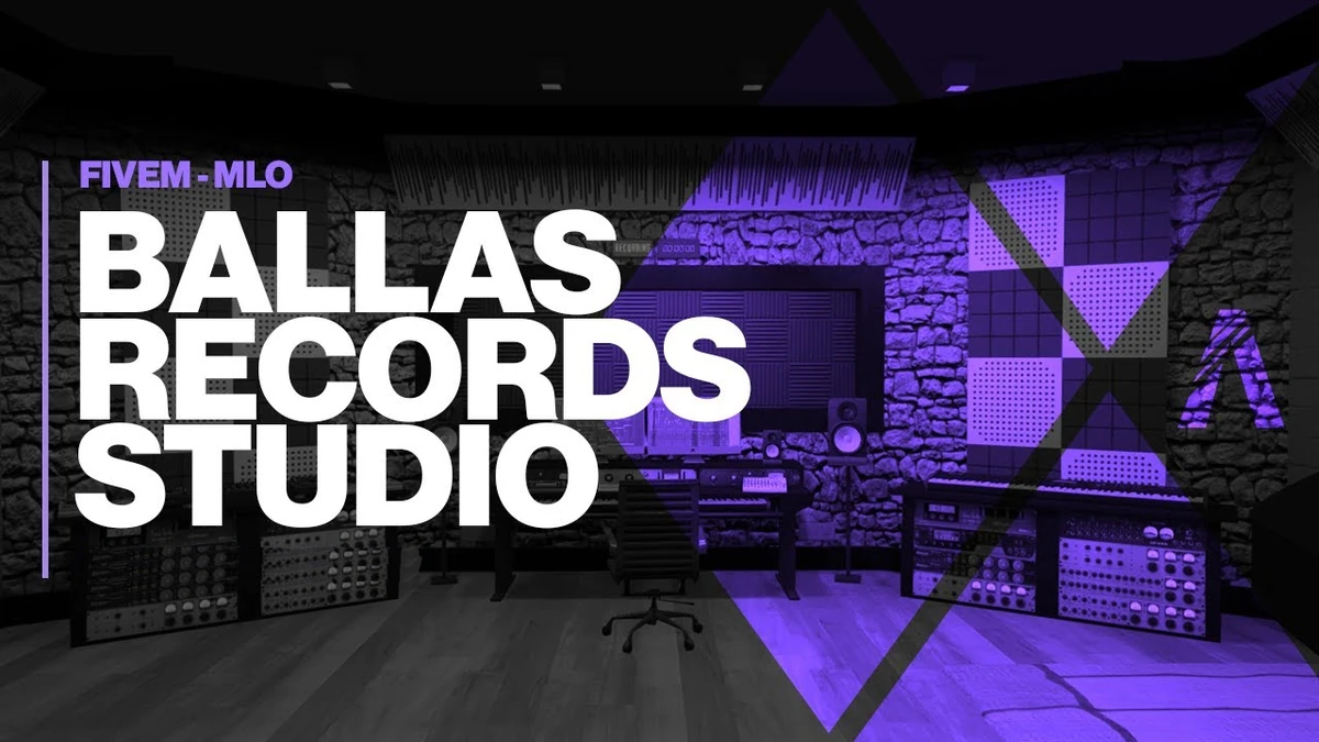 Ballas Records MLO – Fully Open Source FiveM Interior
